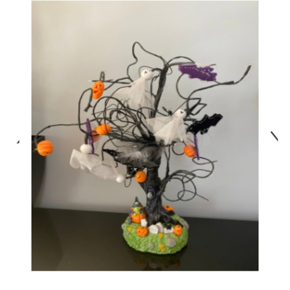 Avon Holiday Vintage Avon Halloween Tree Spooky Ghost Jack O
